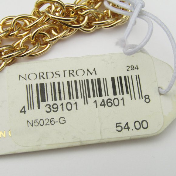 Stella & Ruby Gold Tone Rhinestone Tassel Necklace - Picture 7 of 7